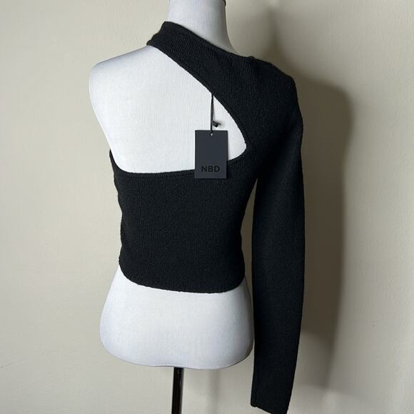 NBD Black Olivia One Arm Sweater - Picture 7 of 8